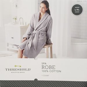 Threshold Terrycloth Spa Robe 100% Cotton L/XL